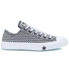 Chuck Taylor All Star Mission-V Low Top Svart Vit Vågmönster ”Svart Vit”