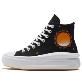 Chuck Taylor All Star Move High ”Black White Orange”
