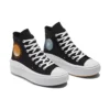 Chuck Taylor All Star Move High ”Black White Orange”
