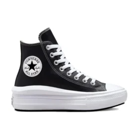 Chuck Taylor All Star Move Platform High ”Leather – Black”