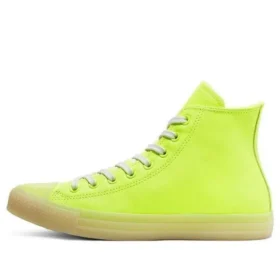 Chuck Taylor All Star Neon Leather High ”Neon Yellow”