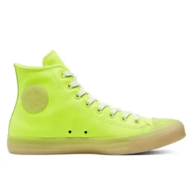 Chuck Taylor All Star Neon Leather High ”Neon Yellow”