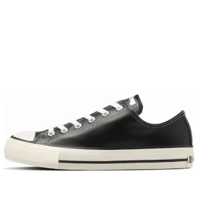 Chuck Taylor All Star Olive Green Leather Ox ”Black White”