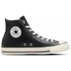 Chuck Taylor All Star Olivgrönt läder High Top ”Black”