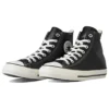 Chuck Taylor All Star Olivgrönt läder High Top ”Black”