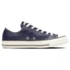 Chuck Taylor All Star Olivgrönt läder Ox ”Navy”
