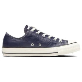 Chuck Taylor All Star Olivgrönt läder Ox ”Navy”
