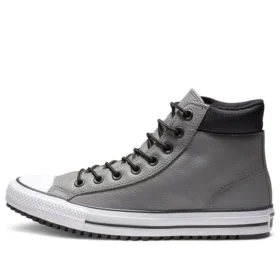 Chuck Taylor All Star PC läderhögskor grå ”Gray White”