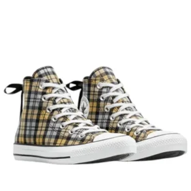 Chuck Taylor All Star Plaid ”Svart Gult Vitt”