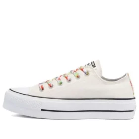 Chuck Taylor All Star Platform Low ”Floral Print – Egret”