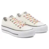 Chuck Taylor All Star Platform Low ”Floral Print – Egret”