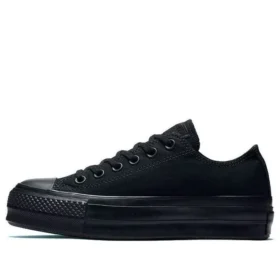 Chuck Taylor All Star Platform Low ”Triple Black”