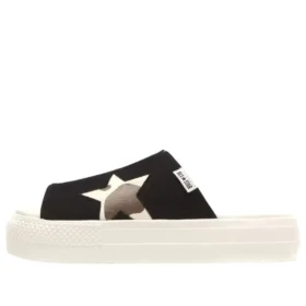 Chuck Taylor All Star Platform Slides ”Cowspot Black”