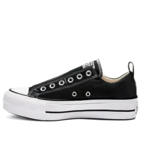 Chuck Taylor All Star Platform Slip med tjock sula ”Svart Vit”