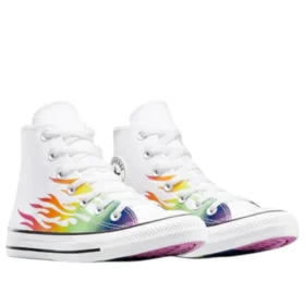 Chuck Taylor All Star Pride High ”White Chaos Fuchsia”