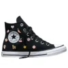 Chuck Taylor All Star Retro Embroidery ”Black New Found Bloom”
