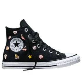 Chuck Taylor All Star Retro Embroidery ”Black New Found Bloom”