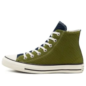 Chuck Taylor All Star Runway Cable Yellow Green Hi Sneakers ”Green Yellow”
