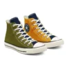 Chuck Taylor All Star Runway Cable Yellow Green Hi Sneakers ”Green Yellow”