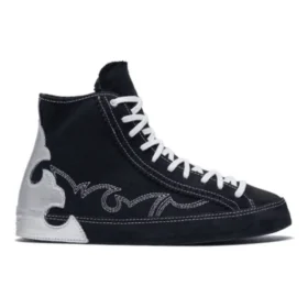 Chuck Taylor All Star Sasha High Top Black Silver ”Blue White”
