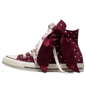 Chuck Taylor All Star Scarf Bow ”Deep Bordeaux Egret”