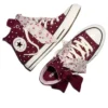 Chuck Taylor All Star Scarf Bow ”Deep Bordeaux Egret”