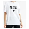 Chuck Taylor All Star T-shirt, asiatiska storlekar, ”White Black”