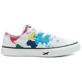 Chuck Taylor All Star World Map ”Vit Blå Röd”