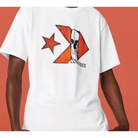 Chuck Taylor Skull Logo kortärmad T-shirt Asiatisk storlek ”Vit”