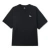 Chuck Taylor Sneaker Patch T-shirt med rund hals, asiatiska storlekar ”Svart”