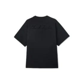 Chuck Taylor Sneaker Patch T-shirt med rund hals, asiatiska storlekar ”Svart”