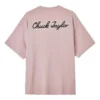 Chuck Taylor Sneaker Patch T-shirt med rund hals – storlekar för Asien – ”Pink”