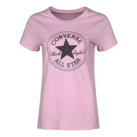 Chuck Taylor T-shirt Asiatisk storlek ”Rosa Svart”