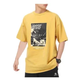 Chuck Taylor Washed Archive Basketball T-shirt Asiatisk storlek ”Gul”