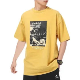 Chuck Taylor Washed Archive Basketball T-shirt Asiatisk storlek ”Gul”