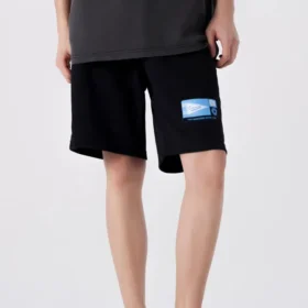 Chucks Retro Collegiate Shorts Asiatisk storlek ”Svart”