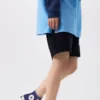 Chucks Retro Collegiate Shorts Asiatisk storlek ”Svart”