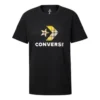 Clash Applique T-shirts Asiatisk storlek ”Svart”