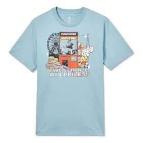 Claw Machine Graphic Tee Asiatisk storlek ”Blå”