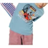 Claw Machine Graphic Tee Asiatisk storlek ”Blå”