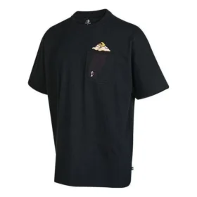 Cloud Pocket T-shirt Asiatisk storlek ”Svart”