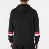 Collegiate Text Pullover Hoodie Asiatiska storlekar ”Black”