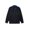 Colorblock Corduroy Shirt Asia Sizing ”Navy Black”