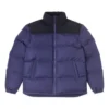 Colorblock-jackor i asiatisk storlek ”Lila Svart”