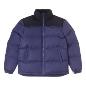 Colorblock-jackor i asiatisk storlek ”Lila Svart”