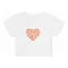 Colourful Heart T-shirt, asiatiska storlekar, ”White”