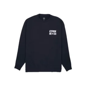 Cons One Star Crew Sweatshirt Asiatisk storlek ”Black”