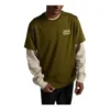 Cons T-shirt med tryck Asiatisk storlek ”Cargo Khaki”