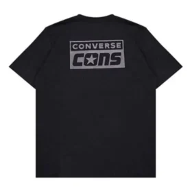 Cons T-shirt med tryck Asiatiska storlekar ”Svart”