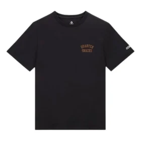 Cons x Quartersnacks T-shirt Asiatisk storlek ”Svart”